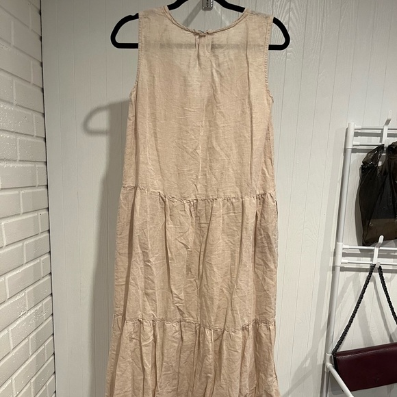 J. McLaughlin Cream Sleeveless Dress - Picture 5 of 7